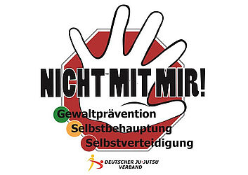 Logo des Gewaltpräventionsprojektes Nicht-mit-mir! des Deutschen Ju-Jutsu Verbandes